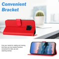 thumbnail image 2 of compatible Huawei Mate 20 Pro Case, Litchi Grain PU Leather Folio Cover Magnetic Closure Flip Wallet Card Slots Stand Case With Hand Strap,Brown Cheap and fine, 2 of 5