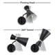 thumbnail image 5 of Lámpara de pared Globe Belmont de Light Fixture, negro satinado, 5 of 8