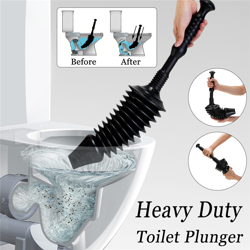 11X Powerful Toilet Plunger High Pressure More Power Drain Bathroom Unblocker Walmart Canada