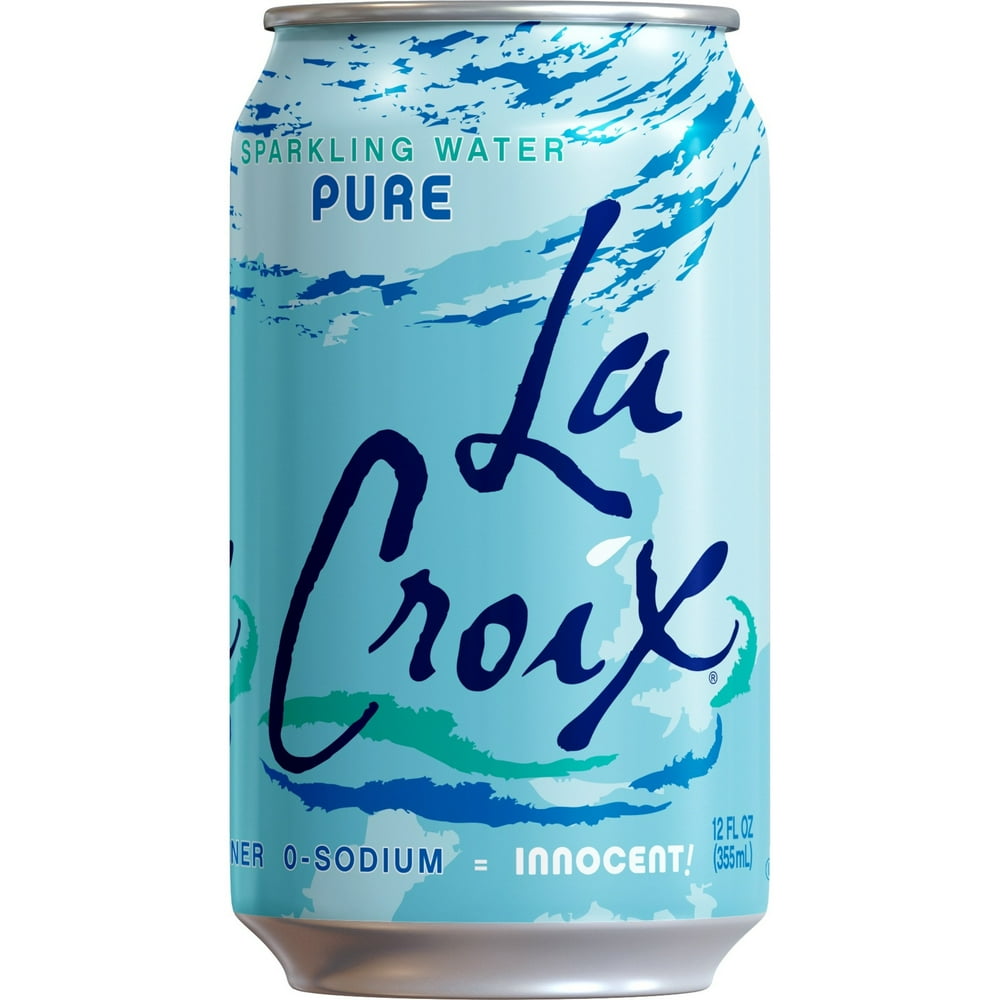 LaCroix Pure Sparkling Water Single 12 fl oz Can, 24 / Pack (Quantity