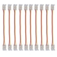 thumbnail image 3 of Conectores de tira LED de 3 pines, seguros y duraderos, perfectos para iluminación del hogar, fiestas y oficinas, 10 piezas para tiras COB de 8 mm, 3 of 8