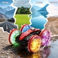 thumbnail image 3 of JoyStone Amphibious Remote Control Car Boat with LED Lights, 4WD RC Stunt Car Toy for Boys Girls, Water Beach Pool Toys for Kids Ages 8-12, Red, 3 of 8