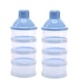thumbnail image 1 of Dispensador de leche en polvo de 2 piezas, cuchara de leche en polvo de 4 capas, caja de comida para bebés en polvo de leche de fórmula infantil caja de leche portátil y viaje de refrigerios al aire l Namotu WL-00904, 1 of 7