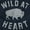 Navy, variant on Wild At Heart Buffalo Inspirational Womens Fitted Plus Size Graphic Tee Brisco Brands 2X