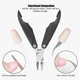 thumbnail image 4 of Multifunctional Nail Clippers Folding Olecranon Arch Ingrown Pliers for ParonychiaBlack, 4 of 5