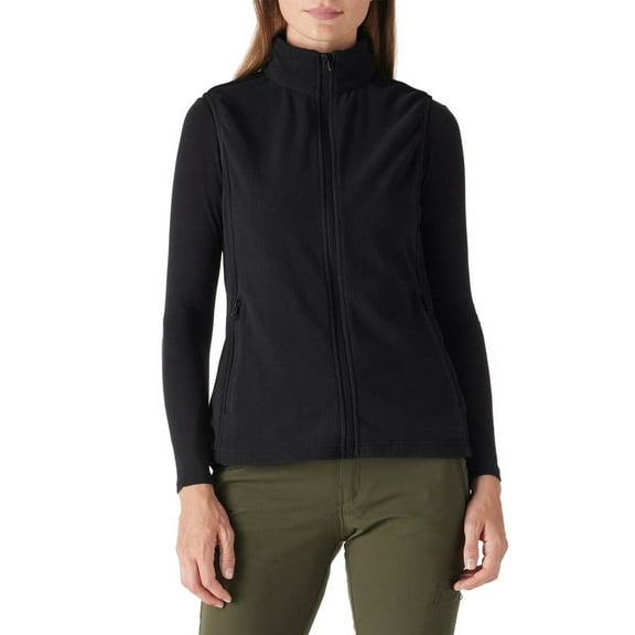 Off Road Ventures Womens Fleece Lined Vests Outerwear Lightweight Sleeveless Running Vest With Zipper Pockets