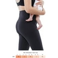 thumbnail image 5 of Ingrid & Isabel Basics 7/8 Active Postpartum Maternity Female Legging, Compression & Support for Recovery, Black, 5 of 5