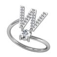 thumbnail image 1 of Minnieouse Cobre Mayúscula Anillo abierto Anillos de compromiso Casa Viajar Fiesta Compras Maquillaje Joyería Festival de Navidad Regalos W Ropa, zapatos y accesorios Miscelánea W, 1 of 5