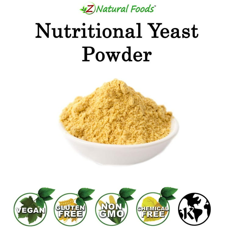 Z Natural Foods Fortified Nutritional Yeast Powder, Dried Yeast Powder, 1 lb