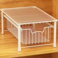 thumbnail image 1 of Simple Houseware Stackable Basket Drawer, White, 1 of 4