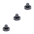 thumbnail image 3 of Justharion Scrapbooking Stamp Handheld Reusable Replacement Round Professional Solid Color Crafts Making Stamping Tool Accessories Black 3Set, 3 of 6