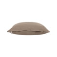 thumbnail image 4 of 24" X 24" Brown Striped Cotton Zippered Pillow, 4 of 5