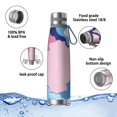 thumbnail image 4 of 29oz Insulated Water Bottle with Tea Infuser, Stainless Steel Travel Mug, Watercolor Splatter Painting Print, 4 of 6