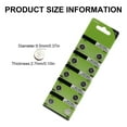 thumbnail image 5 of lanema 20Piece/10Pieces AG7/LR927/395 Watch Battery, Reliability Performances 1.5V Button Cell Batteries for Small Electronics, 5 of 10