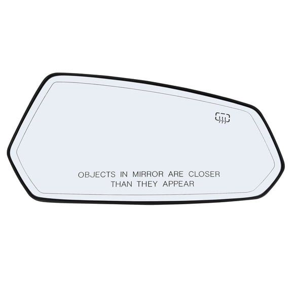 Rugged TUFF Passenger Side Mirror Glass Replacement for 2010-2015 Chevy Camaro (Heated Defrost)