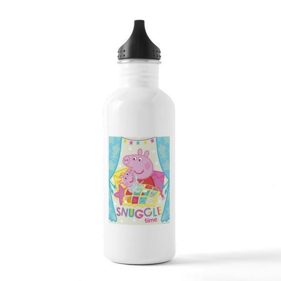 CafePress - Peppa Pig: Snuggle Time - Stainless Steel Water Bottle, Sports Bottle, 1.0L