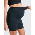 thumbnail image 4 of CRZ YOGA Womens Butterluxe Maternity Yoga Biker Shorts with Pockets 5 Inches, 4 of 5
