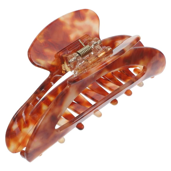 Extra Large Hair Clips for Thick Jumbo Claw Hairpin Big Long Temperament Miss Acetate Sheet