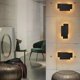 thumbnail image 5 of Lámpara LED de pared para interiores, 24 W, 1920 lm, aplique de pared moderno para dormitorio, hogar, pasillo, sala de estar, blanco cálido, 3000 K, negro TUNC Sencillez, 5 of 5