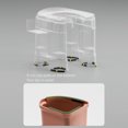 thumbnail image 4 of Commode Chair, Toilet Shower Chair Folding Khaki  for Elderly for Bathroom, 4 of 7