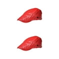 thumbnail image 4 of ZheElen Flat Cap Chic And Stylish Easy To Clean Comfortable And Lightweight MenBerets red 2Set, 4 of 6