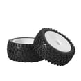 thumbnail image 4 of serony Front Rear Buggy Tires 1:10 Car Parts Accessories DIY Crawler Glued for HSP White, 4 of 9