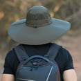 thumbnail image 4 of Chapeau Seau à Grand Bord UPF50+ Imperméable pour Pêche Randonnée Camping, 4 of 7
