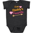 thumbnail image 3 of Inktastic I'm Daddy's Favorite with Arrow and Hearts in Pink Boys or Girls Baby Bodysuit, 3 of 5