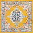 thumbnail image 1 of Unique Loom Parker Intricate Design Area Rug 7' 10 x 7' 10 Square Yellow/Beige, 1 of 1