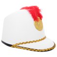 thumbnail image 4 of Gorra de disfraz de Cascanueces compacta, decoración de cosplay de Cascanueces, gorra de disfraz, decoración, sombrero de Cascanueces con diseño de pluma, accesorio de Cascanueces reemplazable, 4 of 7
