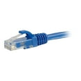 thumbnail image 3 of C2G Cat5e Câble Patch Réseau Sans Armatures (UTP) - Câble Patch - RJ-45 (m) à RJ-45 (m) - 30 Pieds - UTP - CAT 5e - Moulé, Sans Armatures, Échappé - Bleu, 3 of 5