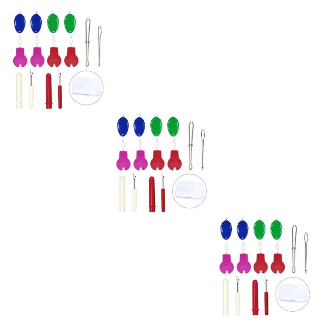 Enhebrador de agujas Bewildely multicolores herramientas de mano para coser DIY