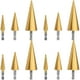 thumbnail image 1 of Juegos de Brocas GolBroc 12 Pzas 4 x 4-12mm 4 x 4-20mm 4 x 4-32mm 2.4cm Zanco Escalonadas Acero Alta Velocidad VentDepot, 1 of 2