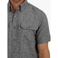thumbnail image 5 of Chaps Men's and Big Men's Short Sleeve Everyday Performance Chambray Shirt, Sizes S-3XL, 5 of 6