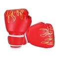 thumbnail image 1 of Maoww 1 Paire de Gants de Boxe pour Enfants, Gants d'Entraînement Confortables pour Garçons, Gants de Gym Protecteurs Rouges, 1 of 8