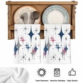 thumbnail image 5 of Red Blue Diamond Kitchen Towels Set of 1, Modern Geometric Middle Century White Absorbent Dish Towels for Kitchen, Microfiber Hand Towel, Quick Drying Tea Towel for Cleaning Decorative Dishcloths, 5 of 7
