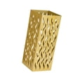 thumbnail image 4 of Contenedor de almacenamiento de almacenamiento de rectangular Contenedor de almacenamiento Hollow Patrón hueco Multifunción Flores secas no Oro, 4 of 8