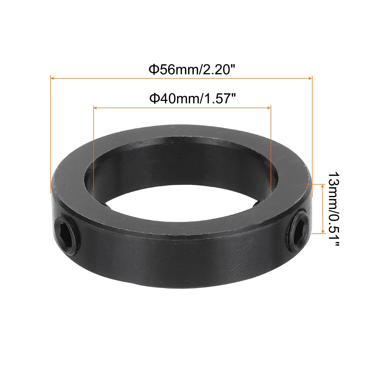 Double Split Clamp-On Shaft Collar 5/8" Bore Two-Piece Clamping Collar 1 5 16 Od 7 16 Width Stainless Steel 8070c4e1 4493 404b Aff2 9237e0f224b4.82f74c045f72747e4a2445a6656eb153