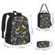 thumbnail image 2 of Balery Flowers Butterfly Mochila escolar 3 en 1 para niños: mochila resistente con lonchera térmica y estuche para lápices. Mochila escolar para niños y niñas., 2 of 7