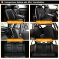 thumbnail image 3 of DIKSOAKR Car Seat Cover Fit for GMC Sierra 1500/Sierra 2500HD/Sierra 3500HD 2007-2024 5-Seat Faux Leather Full Set Waterproof, 3 of 5