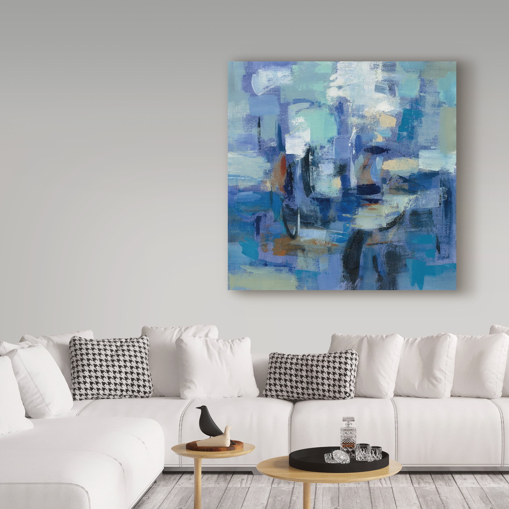 Trademark Fine Art 'Ultramarine Wave II' Canvas Art by Silvia Vassileva