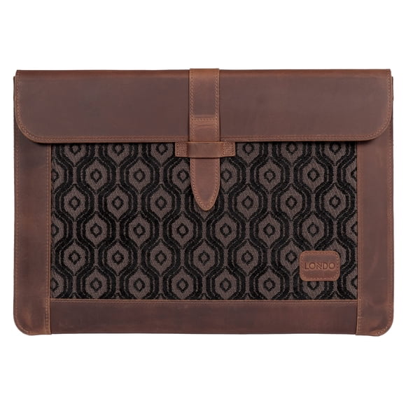 Londo Top Grain Leather MacBook Bag Laptop Sleeve for MacBook Pro and MacBook Air Case - 16 Inch - 15 Inch - 15.5 Inch (M4, M3, M2, M2, M1, Pro & Max