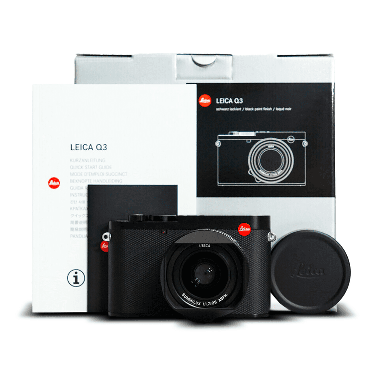 Leica Q3 Compact Digital Camera, 60MP Full-Frame BSI CMOS Sensor