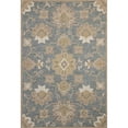 thumbnail image 2 of Bashian 90x114" Hand-Tufted Transitional Wool Area Rug in Teal, 2 of 6