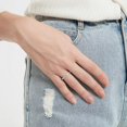 thumbnail image 4 of PERITANG Elegant Promise Ring Bridal Ladies For Women Sparkling High Quality CZ AAA Zircon Ring Perfect Present With Gift Packaging, 4 of 7
