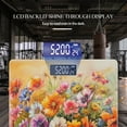 thumbnail image 3 of High Precision Body Weight Scale Smart Bathroom Scales with Large LCD Display(400lbs),Decorative for Bedroom-Bouquet Of Sunflowers And Roses In Basket, 3 of 4