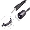 thumbnail image 3 of IR Infrarrojos Emisor Extensión Cable 9,8 pies Largo 45 Grados Emisión Ángulo 3,5mm Enchufe 3 Rojo Cabezas 2 Piezas Unique Bargains extensores de control remoto de audio y video, 3 of 5