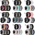 thumbnail image 2 of LEIXIUER 5 Packs Nylon Stretch Band for Watch Bands 40mm 44mm 38mm 42mm 45mm 41mm,Adjustable Soft Sport Elastic Nylon Breathable Loop for iWatch Series 7/6/5/4/3/2/1/SE Women Men, 2 of 10