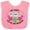 Pink and White, variant on Inktastic My 1st Dia De Los Muertos with Sugar Skulls and Flowers Boys or Girls Baby Bib