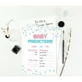 thumbnail image 4 of Inkdotpot 50Prediction CardsFor Baby Shower Game Its A Boy Its A Girl Gender Reveal Party Supplies-Fun Baby Shower Game Favors, 4 of 5